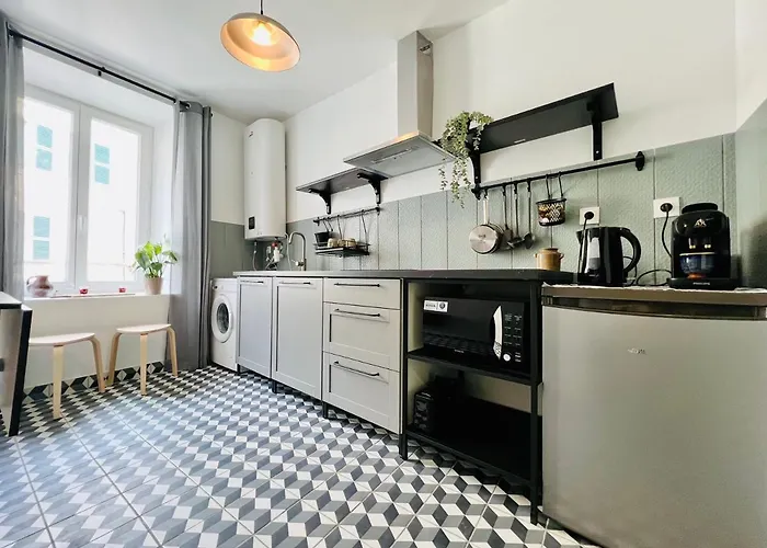 Dnn - Retro 1br, Center - Free Wifi And Parking - Near Vichy, Clermont, Lyon Apartamento